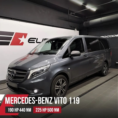 Чип тюнинг Mercedes-Benz Vito 119CDI W447 190hp